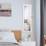 Jewelry Organizer - Upscale Door Mount Mirror And Lockable Jewelry Organizer With LED Light (ships Within The US Only)