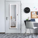 Jewelry Organizer - Upscale Door Mount Mirror And Lockable Jewelry Organizer With LED Light (ships Within The US Only)