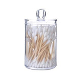 Personal Care Caddy - Q-Tips And Cotton Pads Acrylic Canister