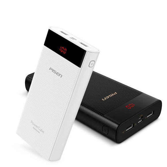 Cellphone Power Bank Charger - 20000mAh Dual USB Fast Charging Portable Powerbank
