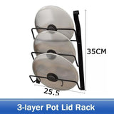 Organizer - Stainless Steel DIY Wall Hanging Kitchen Racks And Organizer
