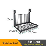 Kitchen Organizer - Stainless Steel Kitchen Rack Organizer