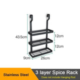Kitchen Organizer - Stainless Steel Kitchen Rack Organizer