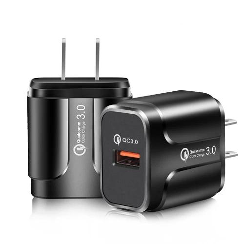 USB Charger Plug - Universal Quick Charge 3.0 18W Qualcomm QC 3.0 4.0 Portable USB Charger