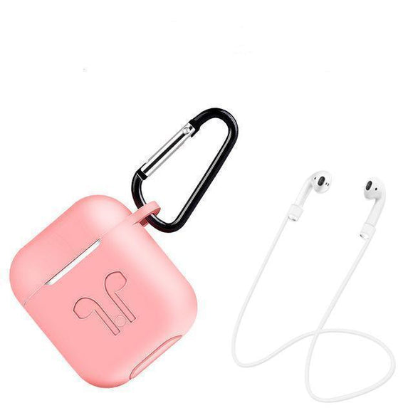Earphone Case - Silicone Earphone Case And Carabiner