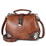 Handbag - Honeycomb Sequin Studded Shoulder Handbag
