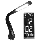 Desk LED Lamp - Modern 5W LED Reading Desk Lamp-Dimming Light With Alarm Clock