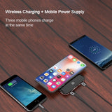 Ultra Thin Mini Portable Power Bank 8000mAh QI Wireless Charger