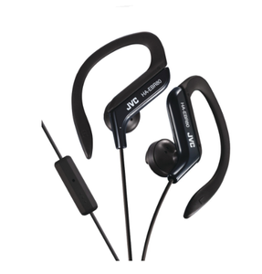 Ear-Clip Earphones - JVC HAEBR80B In-Ear Sports Headphones With Microphone And Remote (ships Within The US Only)