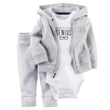 Baby Clothes - Casual Newborn Sweatshirt And Pant Set