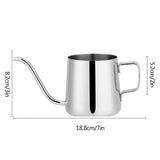 Kettle - 350ml Stainless Steel Coffee Or Tea Kettle