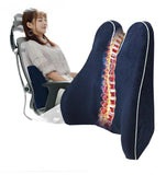 Orthopedic Lumbar Pillow - Comfortable Backrest Memory Foam Orthopedic Chair Cushion