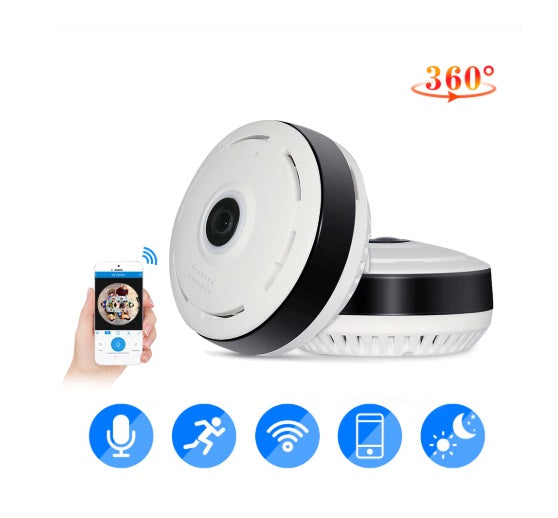 HISEEU 960P 3D VR WiFi FishEye IP Mini Home Security Camera