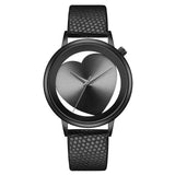 Watches - Creative Hollow Analog Black Stainless Steel Mesh Wristwatch