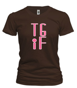 T-Shirts - TGIF-Thank God It's Friday Cotton T Shirt (ships Within The US Only)