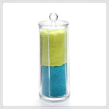 Personal Care Caddy - Q-Tips And Cotton Pads Acrylic Canister