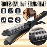 Flat Iron Hair Straightener - Four-gear Temperature Adjustment Ceramic Tourmaline Ionic Flat Iron Hair Straightener