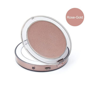 Cosmetic Mirror - LED Lighted 3X Magnifying Mini Cosmetic Mirror