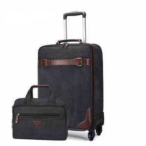 Carry-on Set - Classic Urban Carry-on Travel Bag And Business Laptop Bag