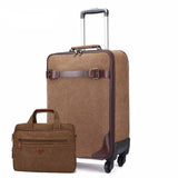 Carry-on Set - Classic Urban Carry-on Travel Bag And Business Laptop Bag