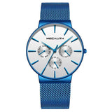 Wristwatch - Steel Mesh Waterproof Sports Watch