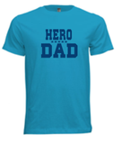 T-Shirts - Hero Dad - Men's Cotton T-Shirt (ships Within The US Only)