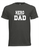 T-Shirts - Hero Dad - Men's Cotton T-Shirt (ships Within The US Only)