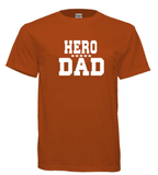 T-Shirts - Hero Dad - Men's Cotton T-Shirt (ships Within The US Only)