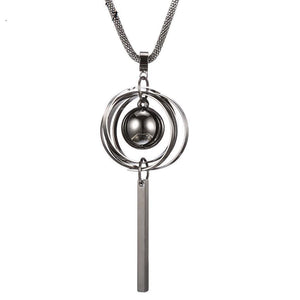 Necklace - Super Long  Alloy Pendant Necklace