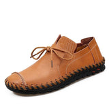 Men's Shoes - Casual Handmade Genuine Leather Men's Soft Flats