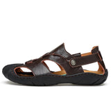 Men's Sandals - Anti-Skid Genuine Leather Handmade Summer Sandals