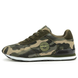 Sneakers - Teen Camouflage Canvas Shoes