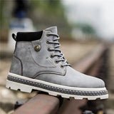 Men's Boots - Military Style Anti-skid Men's Footwear