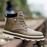 Men's Boots - Military Style Anti-skid Men's Footwear