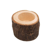 Wood Flowerpot - Handcrafted Natural Fir Wood Flowerpot