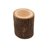 Wood Flowerpot - Handcrafted Natural Fir Wood Flowerpot