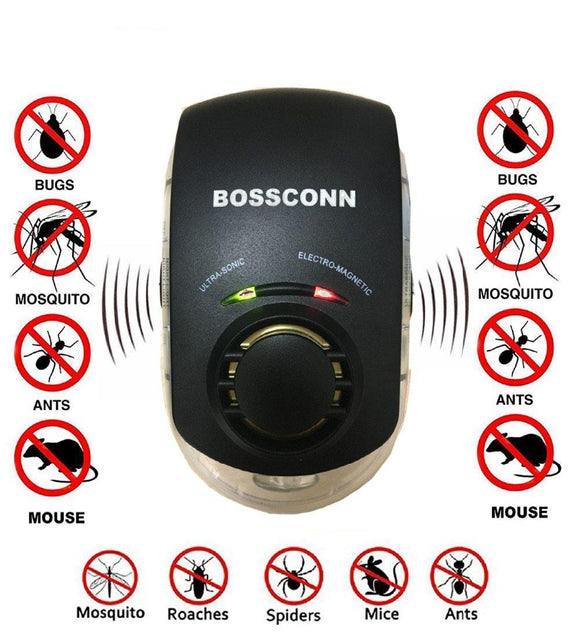 Ultrasonic Wall Plug Pest Repellent - Insect And Pest Ultrasonic Electromagnetic Repellent