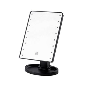 Cosmetic Mirror - Dim-able 180 Degree LED Touch Screen Lighted Cosmetic Mirror