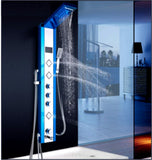 Luxury Massage Spa Jet Panel with Rainfall and Waterfall Showerhead