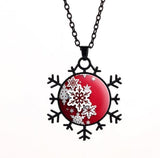Necklace - Snowflake Sweater Necklace