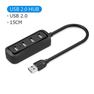 4-Port USB Hub - Vention High Speed 4 Ports USB 2.0 Hub
