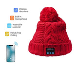 Wireless Smart Beanie Headset with Built-in Mic