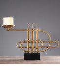 Candle Holder - Nordic Style Gold-plated Candle Holder