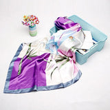 Scarf - Silky Soft 90 X 90cm Satin Scarf For Women