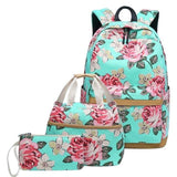 School Backpack - Three(3) Pcs Lightweight School Backpacks For Teen Girls