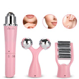3-in-1 Face-lift Roller Massager for Wrinkle Removal, Facial and Body