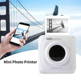 Portable Bluetooth Printer - Portable Bluetooth Mini Thermal Photo Pocket-size Printer For IOS Android