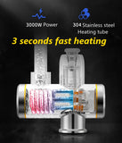 Instant Tankless Electric Hot Water Heater Faucet with LED Temperature Display