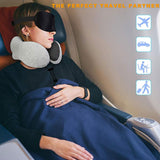 Soft Memory Foam Cervical Pillow for Airplane Travel