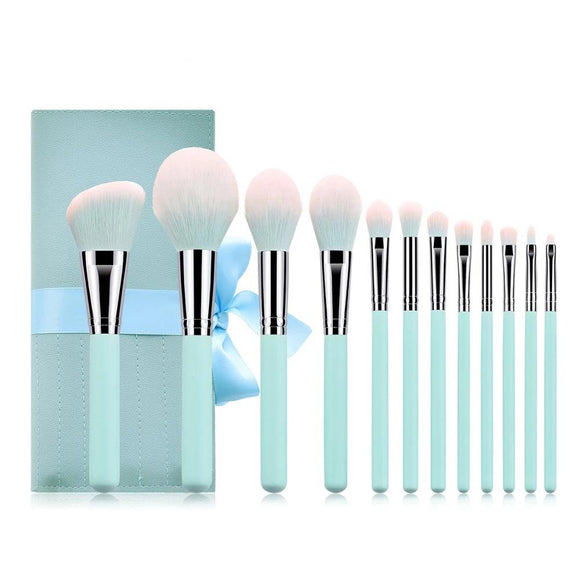 Cosmetic Brushes Set for Foundation Powder, Blush, Eyeshadow, Concealer and Lips